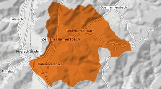 Mietspiegelkarte Zell am Harmersbach